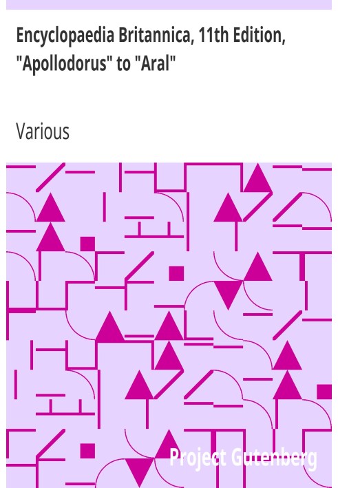 Британська енциклопедія, 11-е видання, від «Аполлодора» до «Аралу», том 2, частина 3