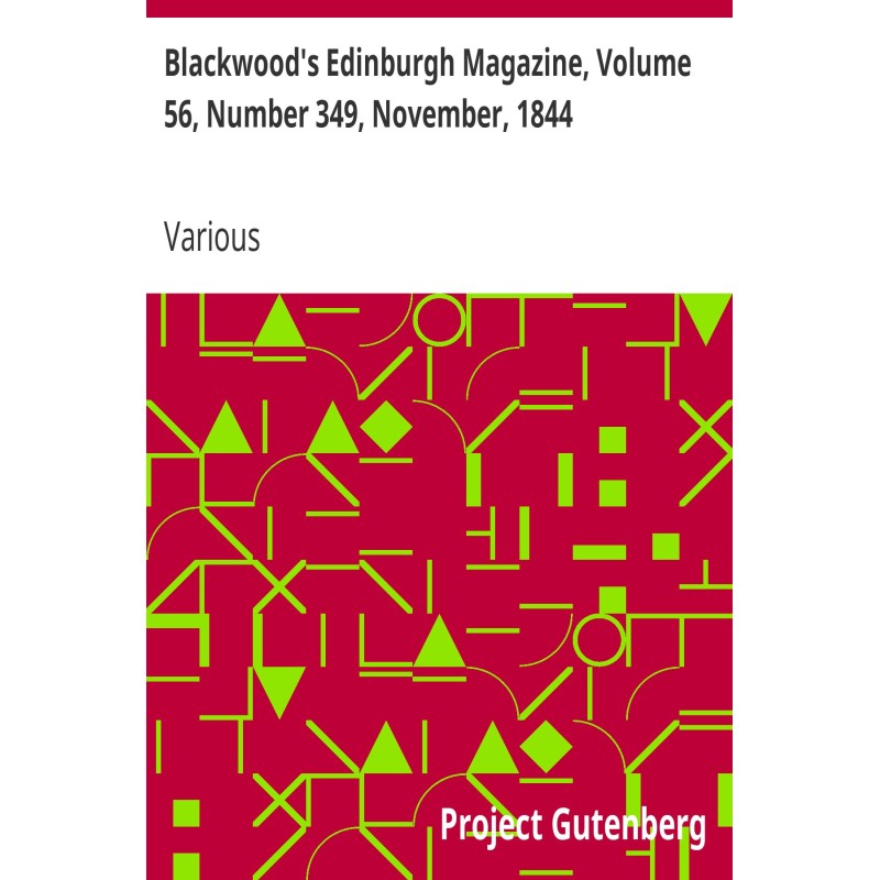 Blackwood's Edinburgh...