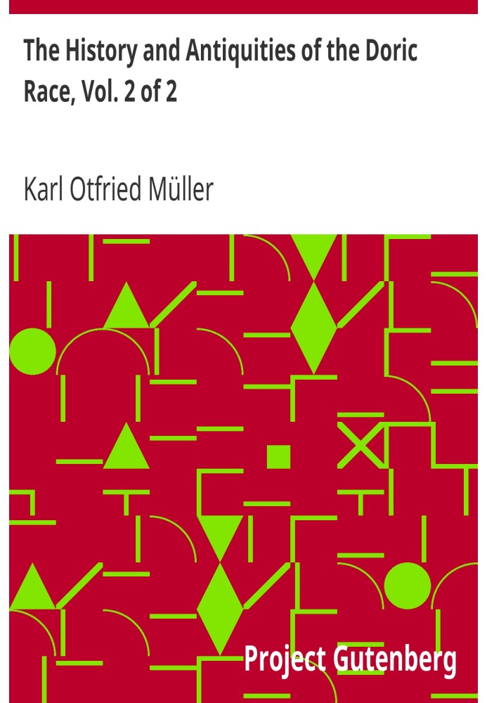 Історія та старожитності доричної раси, том. 2 з 2