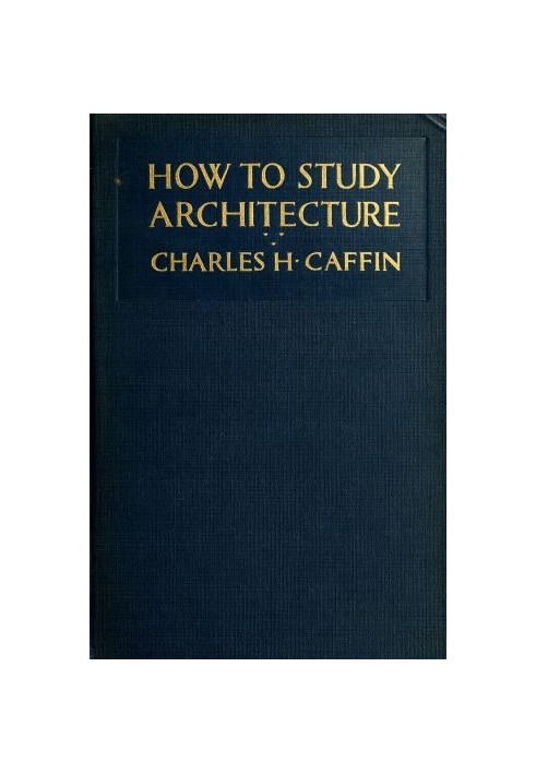 How to Study Architecture