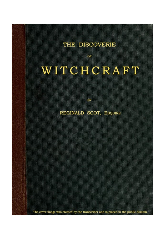 The Discoverie of Witchcraft