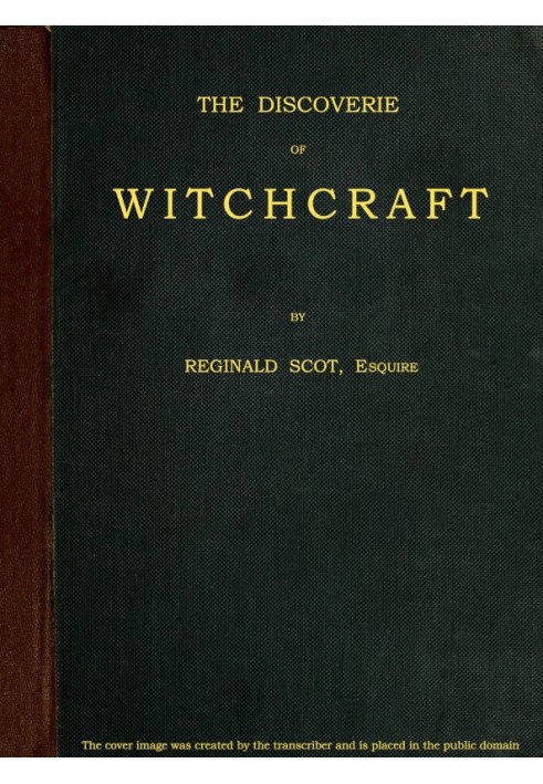 The Discoverie of Witchcraft