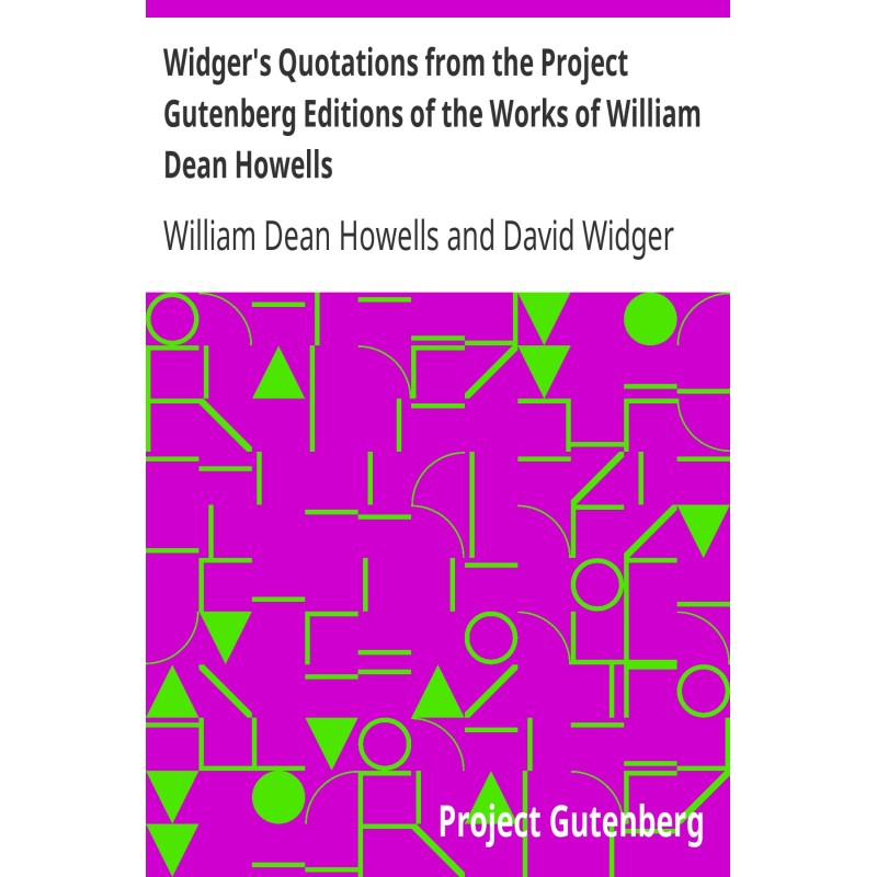 Widger's Quotations from...