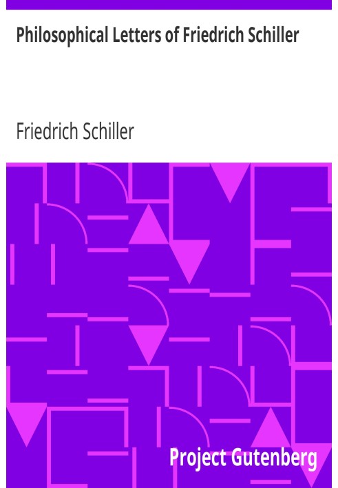 Philosophical Letters of Friedrich Schiller