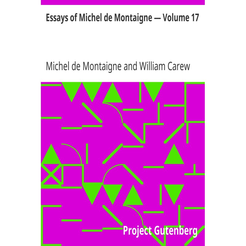 Essays of Michel de...