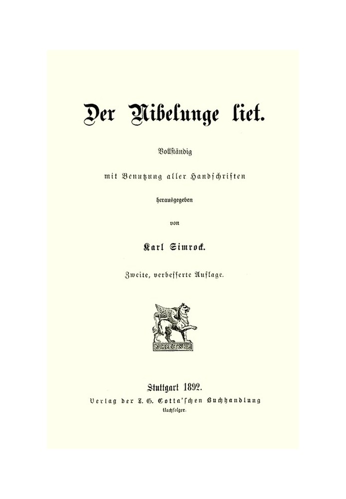 The Nibelunge read