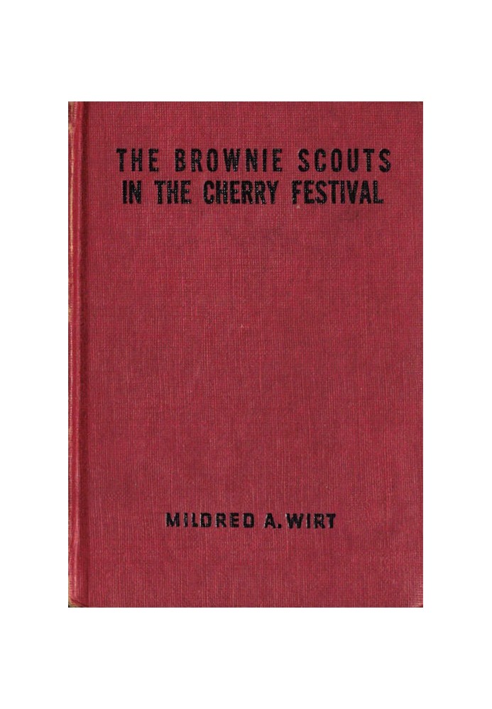 The Brownie Scouts in the Cherry Festival