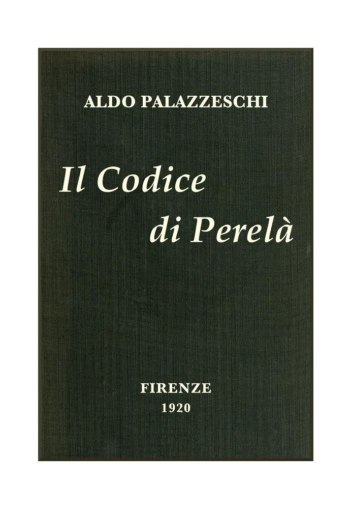 Perelà's code