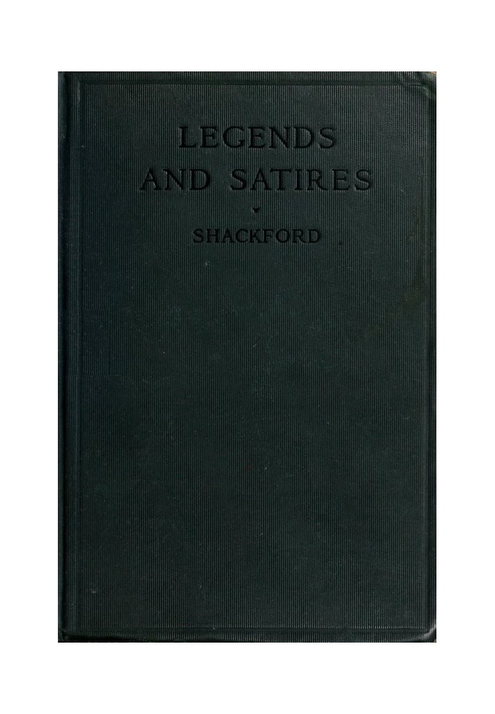 Legends and Satires from Mediæval Literature