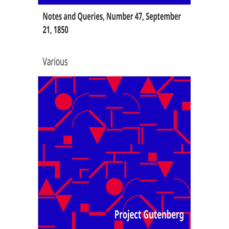 Notes and Queries, Number...