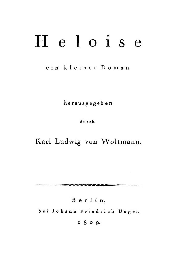 Heloise: a short novel