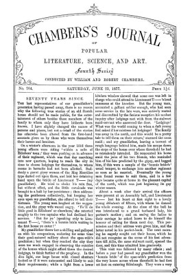 Журнал популярной литературы, науки и искусства Чемберса, № 704, 23 июня 1877 г.