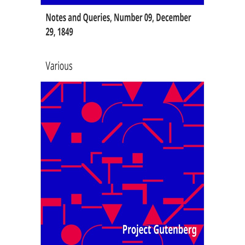 Notes and Queries, Number...