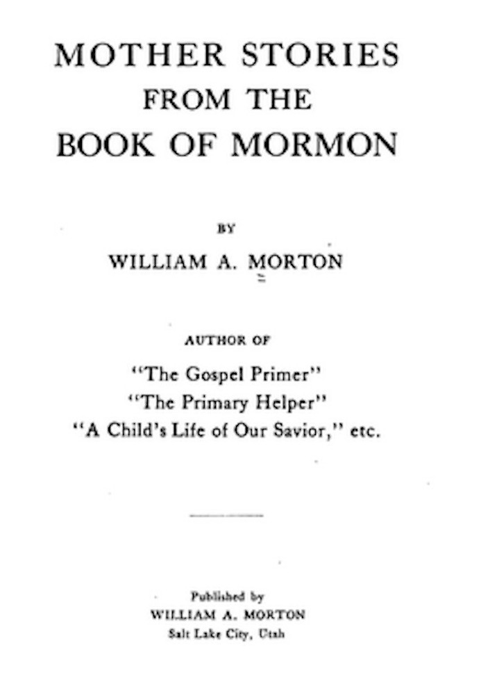 Mother Stories from the Book of Mormon