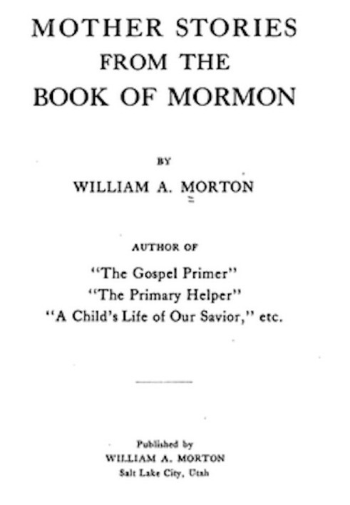 Mother Stories from the Book of Mormon