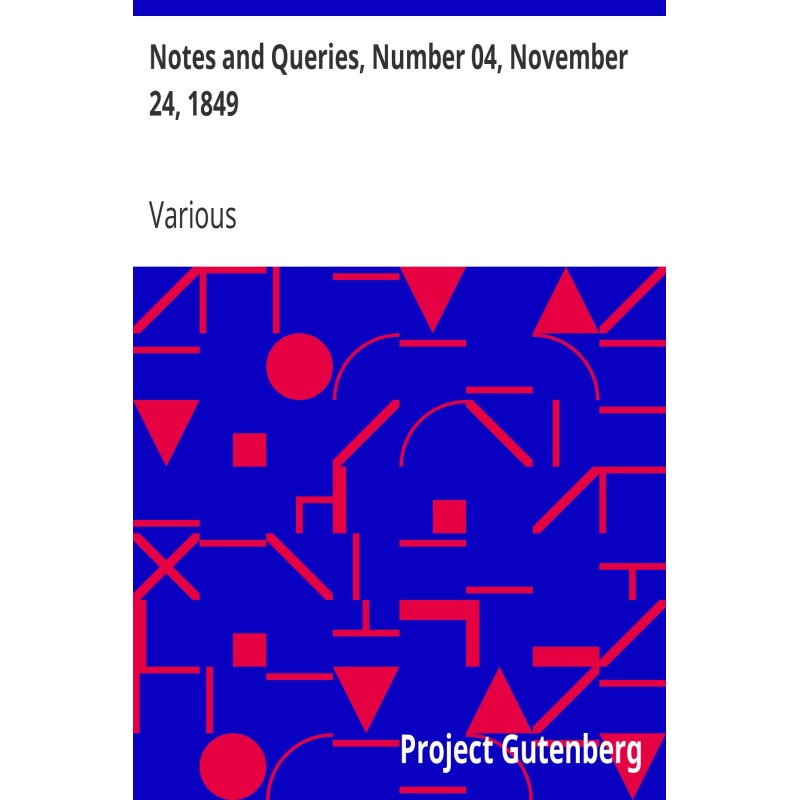 Notes and Queries, Number...