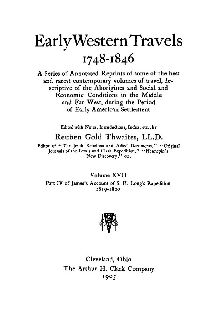 Розповідь Джеймса про експедицію С. Г. Лонга, 1819-1820 рр., частина 4