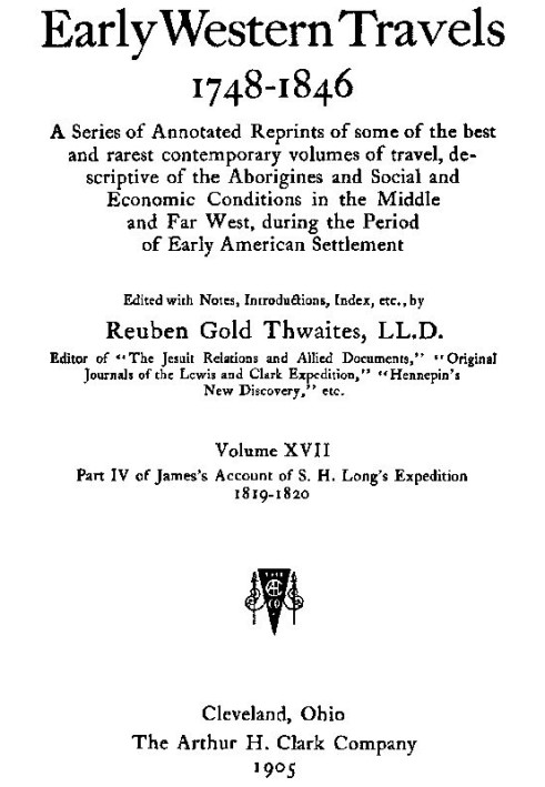 Розповідь Джеймса про експедицію С. Г. Лонга, 1819-1820 рр., частина 4