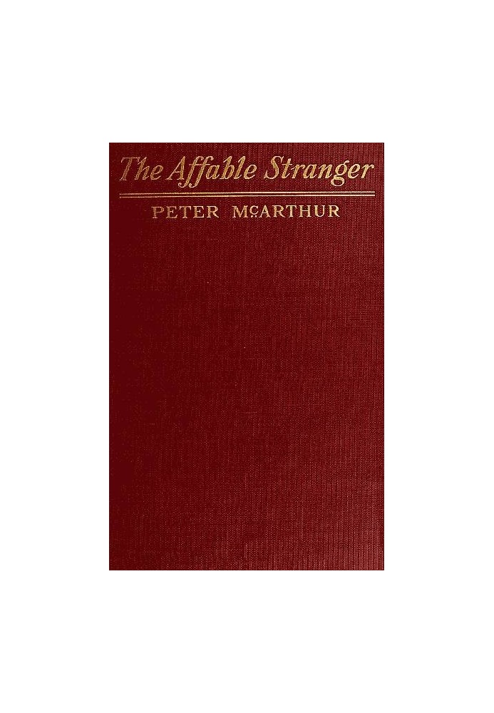 The Affable Stranger