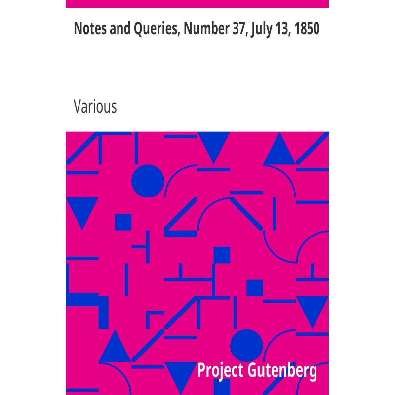 Notes and Queries, Number...