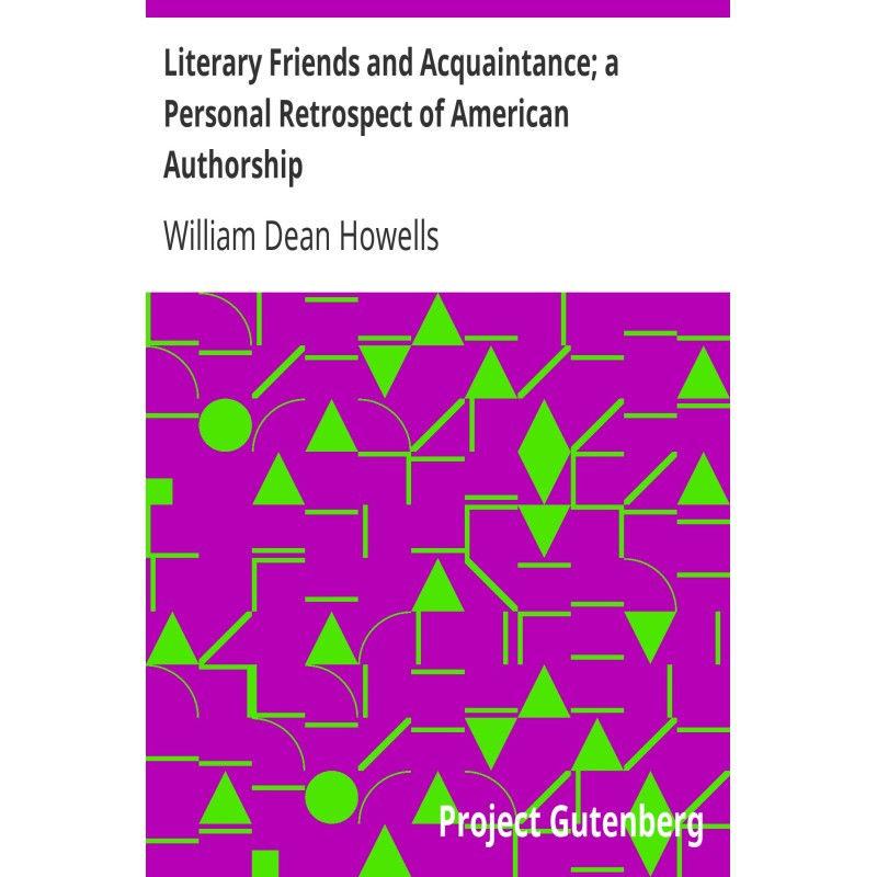 Literary Friends and...