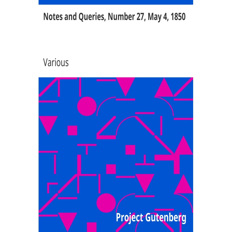 Notes and Queries, Number...