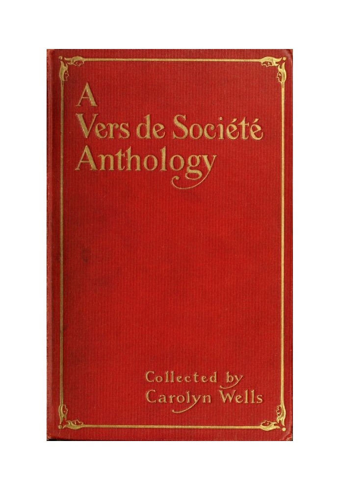 A Vers de Société Anthology