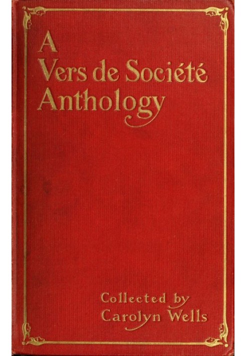 A Vers de Société Anthology