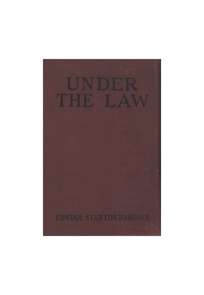 Under the Law