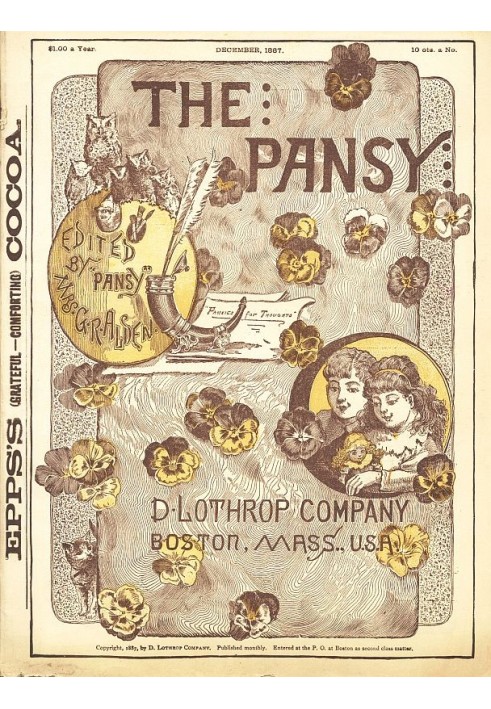 The Pansy Magazine, Vol. 15, Dec. 1887