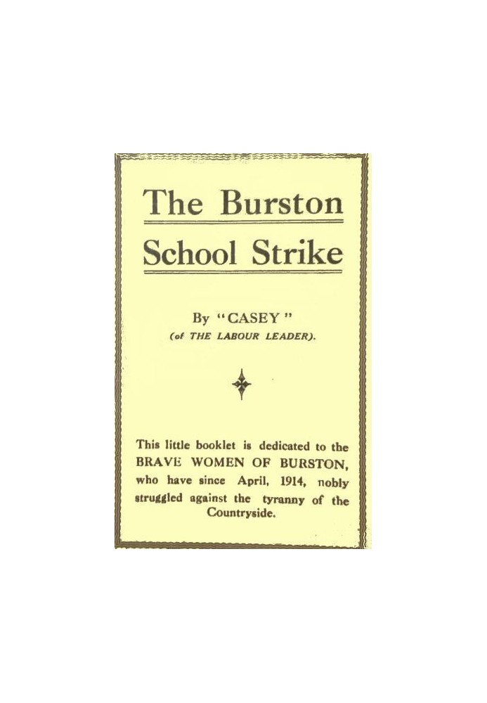 The Burston School Strike