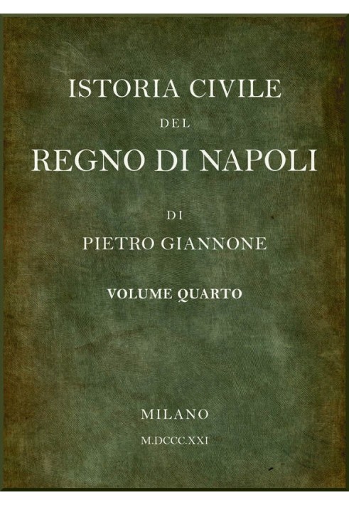 Civil history of the Kingdom of Naples, see 4