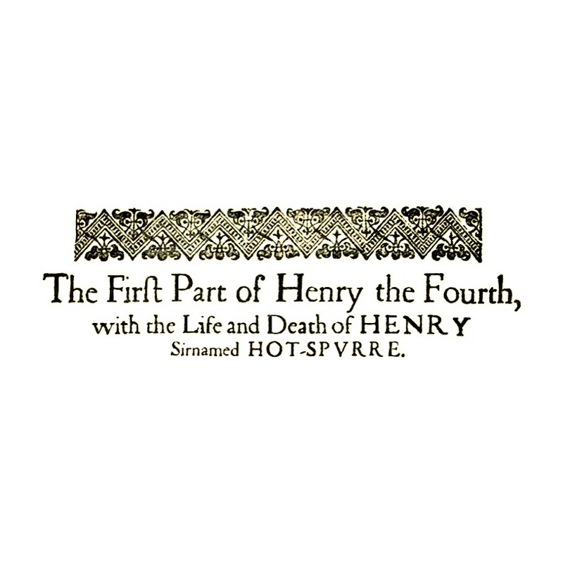 King Henry IV, the First Part