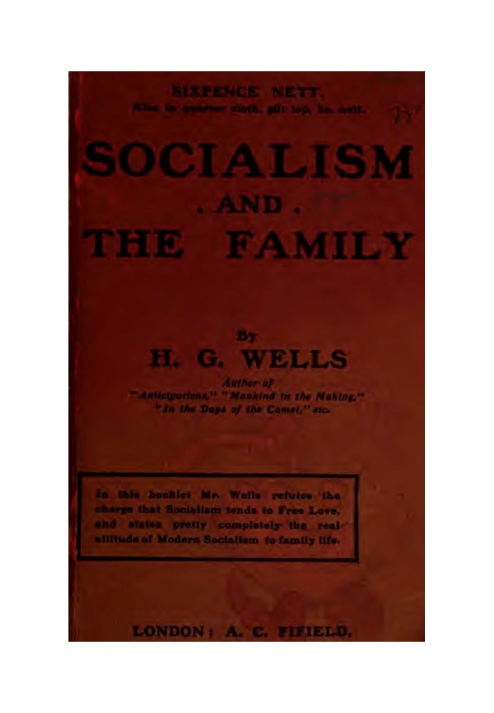 Socialism and the family