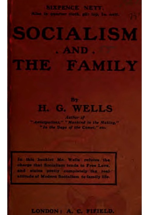 Socialism and the family