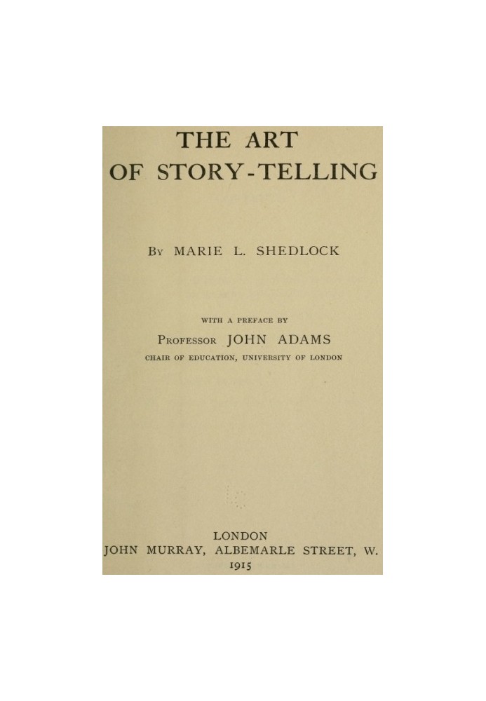 The Art of Story-Telling