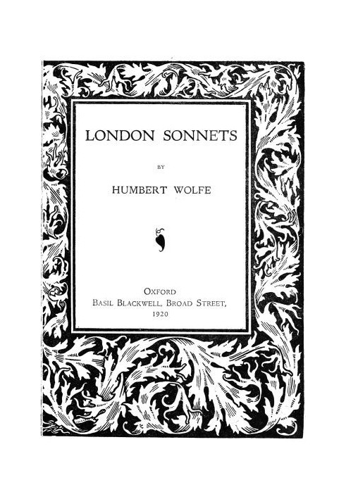 London Sonnets