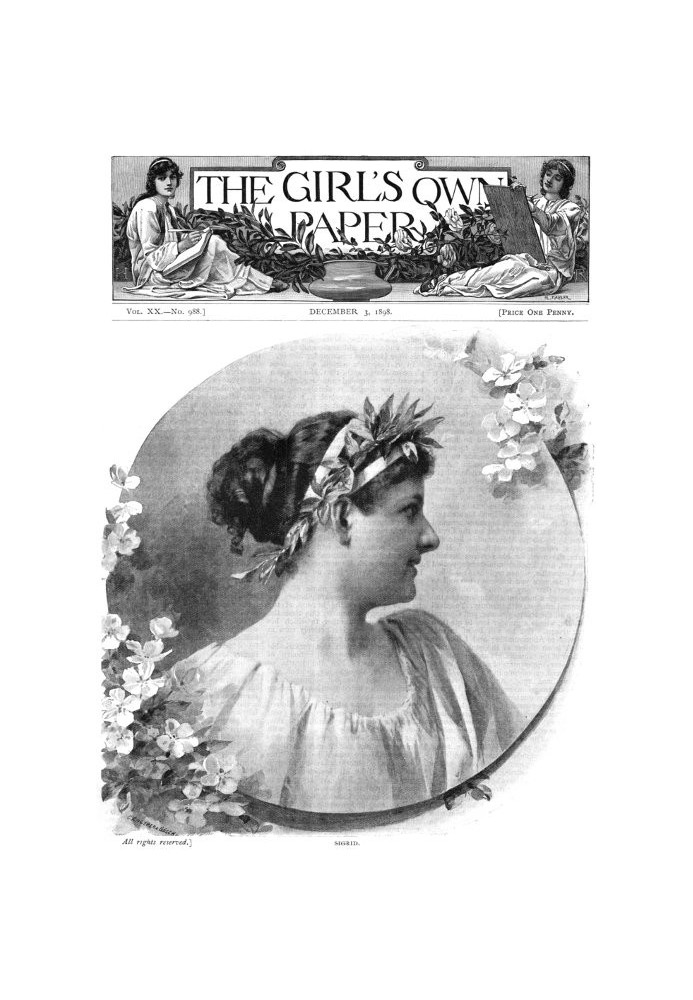 The Girl's Own Paper, Vol. ХХ, № 988, 3 грудня 1898 р