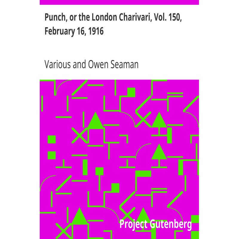 Punch, or the London...