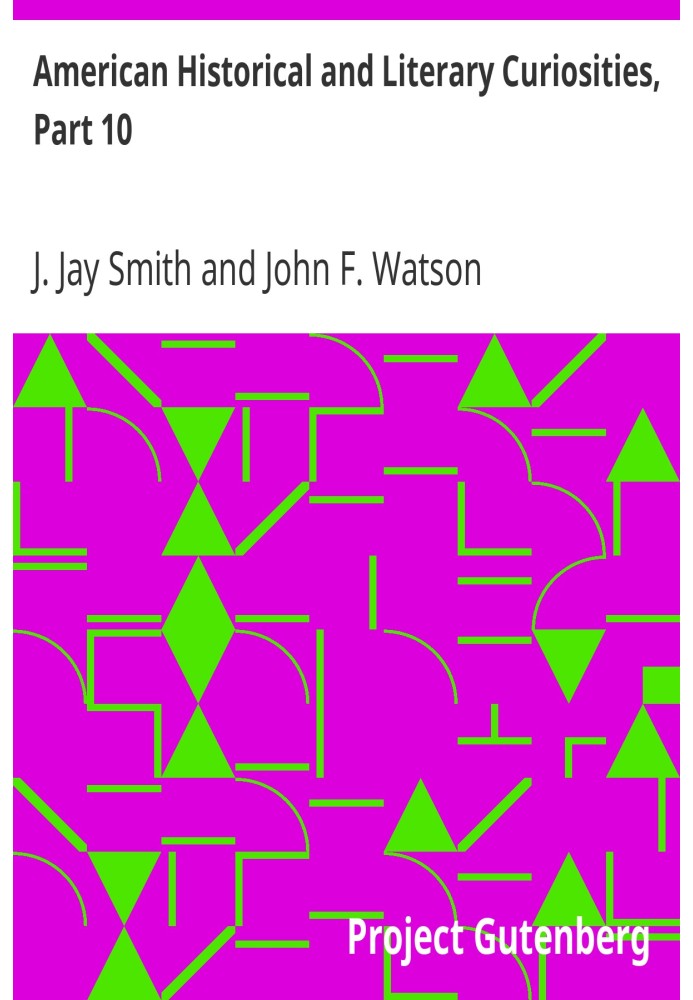 Американські історичні та літературні курйози, частина 10