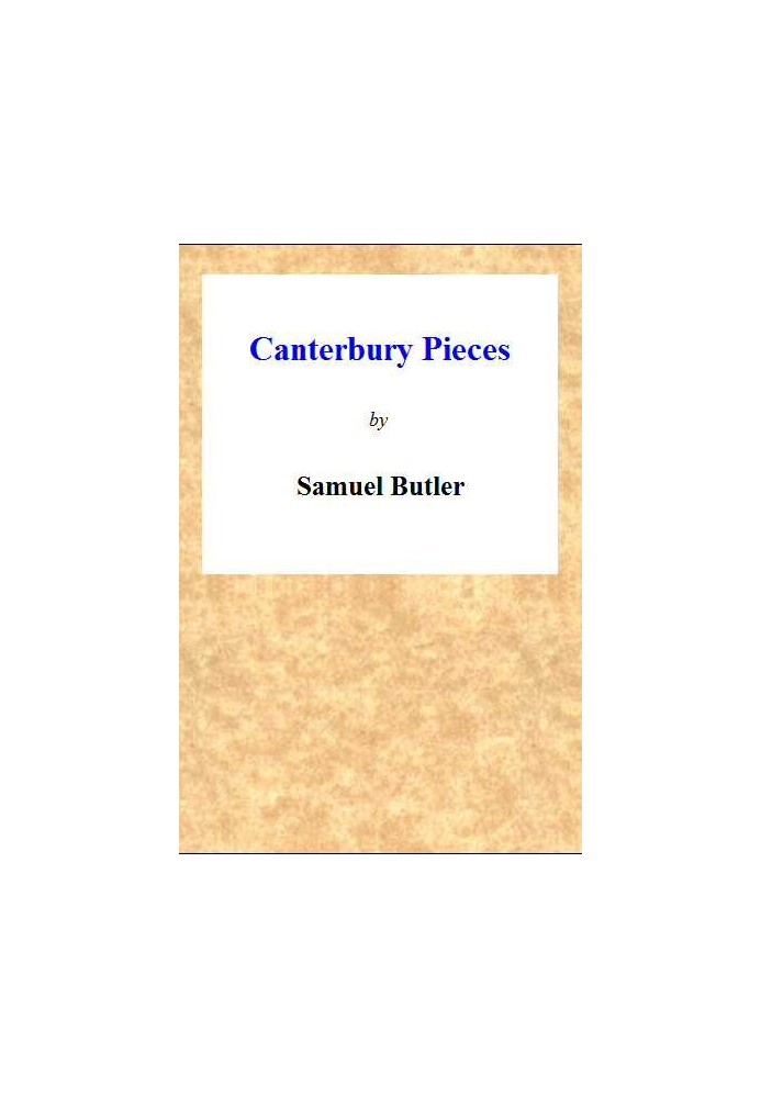 Canterbury Pieces