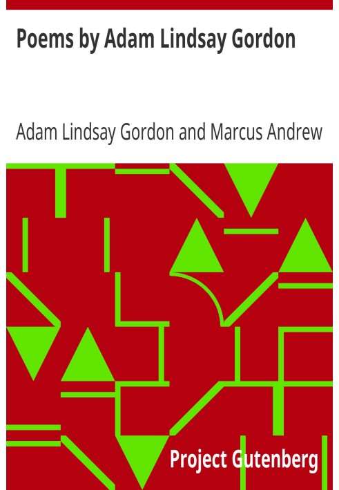 Poems by Adam Lindsay Gordon