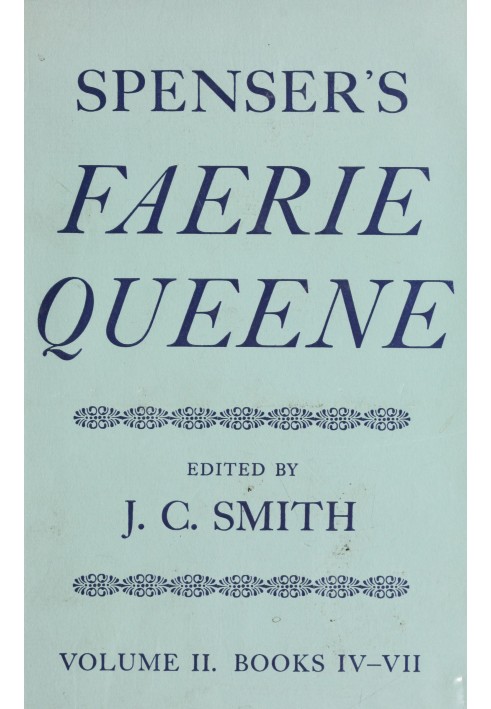 Spenser's Faerie Queene, Vol. 2 (of 3) : $b Books IV-VII