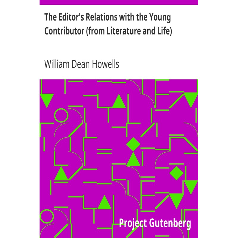 The Editor's Relations with...