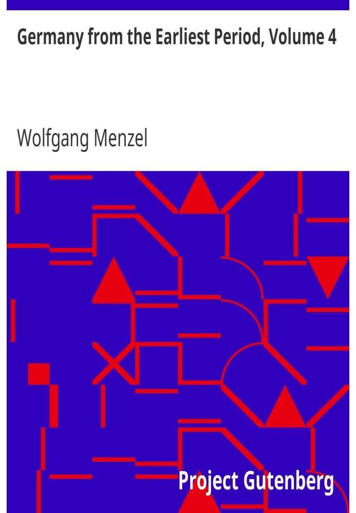 Німеччина з найдавнішого періоду, том 4