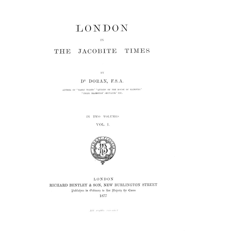 London in the Jacobite...