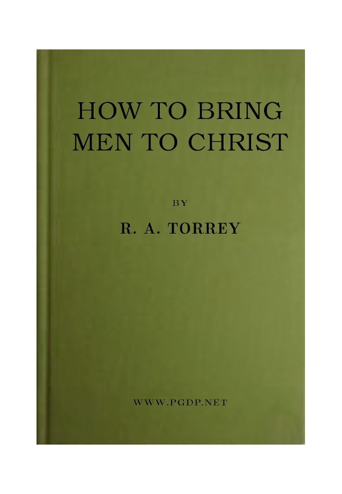 How to bring men to Christ