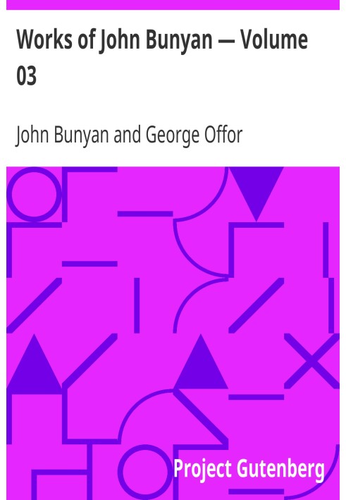 Works of John Bunyan — Volume 03