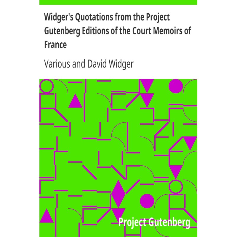 Widger's Quotations from...