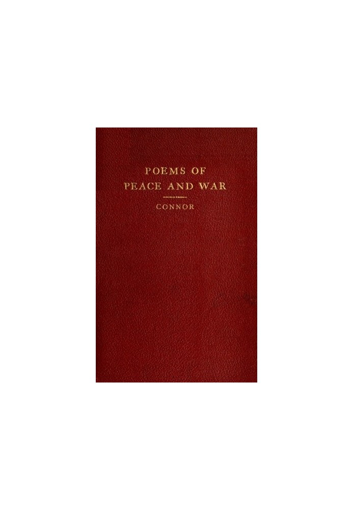 Poems of Peace and War